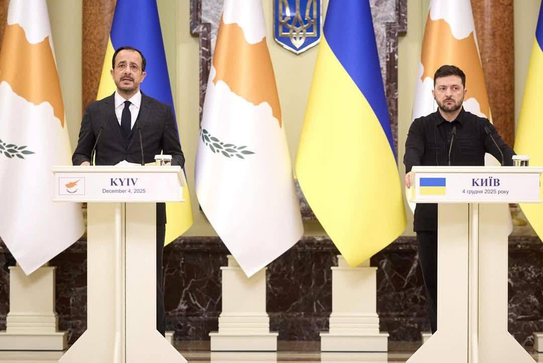 Володимир Зеленський та Нікос Христодулідіс
